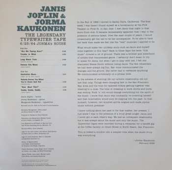 LP Janis Joplin: The Legendary Typewriter Tape 