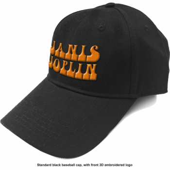 Merch Janis Joplin: Pet met klep Orange Logo Janis Joplin