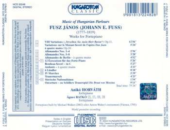 CD Anikó Horváth: Music For Hungarian Parlours: Works For Fortepiano
