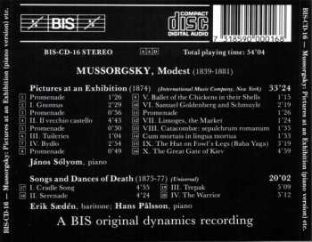 CD Modest Mussorgsky: Pictures At An Exhibition - Songs And Dances Of Death