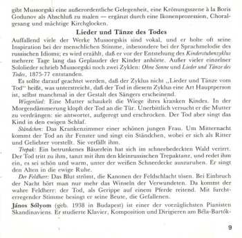 CD Modest Mussorgsky: Pictures At An Exhibition - Songs And Dances Of Death