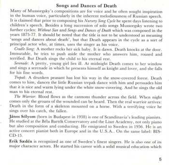 CD Modest Mussorgsky: Pictures At An Exhibition - Songs And Dances Of Death