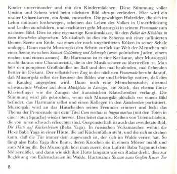 CD Modest Mussorgsky: Pictures At An Exhibition - Songs And Dances Of Death