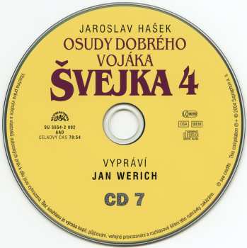2CD Jaroslav Hašek: Osudy Dobrého Vojáka Švejka 4 (Na Frontě • Slavný Výprask)