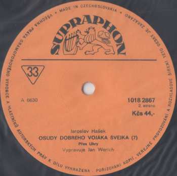 LP Jaroslav Hašek: Osudy Dobrého Vojáka Švejka 7
