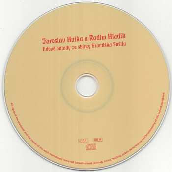 CD Radim Hladík: Lidové Balady Ze Sbírky Františka Sušila
