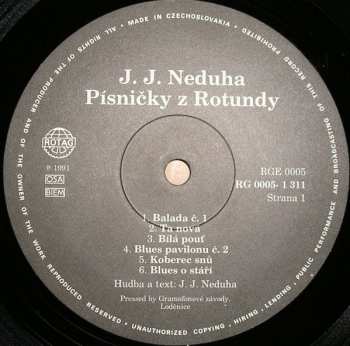 LP Jaroslav Jeroným Neduha: Rotunda