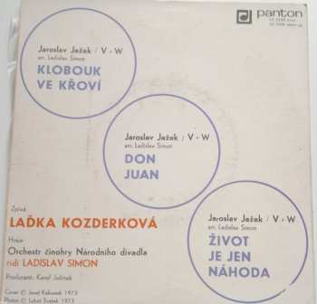 SP Orchestr Národního Divadla: Klobouk Ve Křoví / Don Juan / Život Je Jen Náhoda