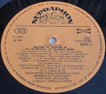 LP Musica Bohemica: Radujme Se, Veselme Se...