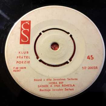 Album Jaroslav Seifert: Básně Z Díla Jaroslava Seiferta