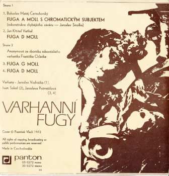 SP Ivan Sokol: Varhanní Fugy