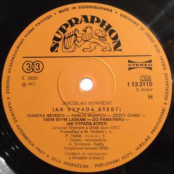 LP Jaroslav Wykrent: Jak Vypadá Štěstí