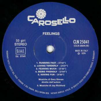LP/CD Jay Richford: Feelings