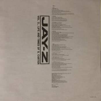 2LP Jay-Z: Vol. 3... Life And Times Of S. Carter