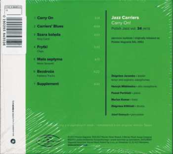 CD Jazz Carriers: Carry On! DIGI