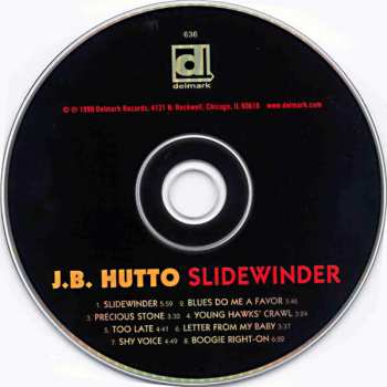 CD J.B. Hutto & The Hawks: Slidewinder