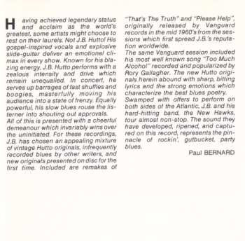 CD J.B. Hutto & The New Hawks: Slideslinger LTD