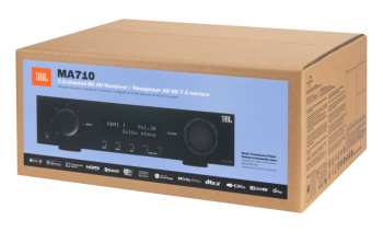 Audiotechnica JBL MA710 - Av Zesilovač 7.2, 110 W, 8k, Wi-fi, Bluetooth, Dolby Atmos + Vision - černý