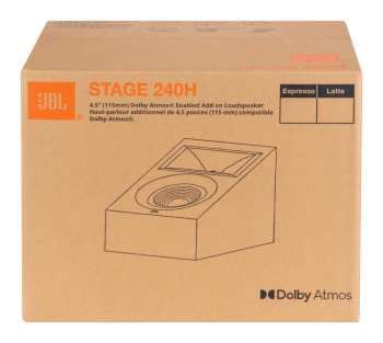 Audiotechnica JBL Stage 240H - 2-pásmové Dolby Atmos Modulové Reprosoustavy, 4,5" - Bílá