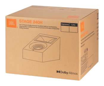 Audiotechnica JBL Stage 240H - 2-pásmové Dolby Atmos Modulové Reprosoustavy, 4,5" - Bílá