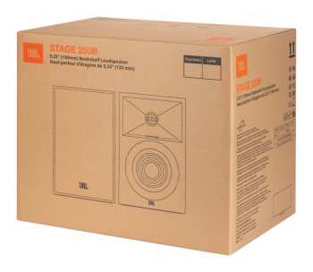 Audiotechnica JBL Stage 250B - 2-pásmové Regálové Reprosoustavy, 75 W Rms, 5,25" - černá