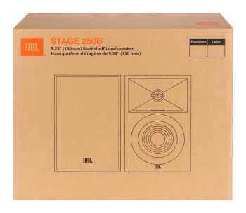 Audiotechnica JBL Stage 250B - 2-pásmové Regálové Reprosoustavy, 75 W Rms, 5,25" - černá