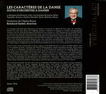 CD Wolfgang Amadeus Mozart: Les Caractères De La Danse (Du Bourgeois Gentilhomme À Orphée)