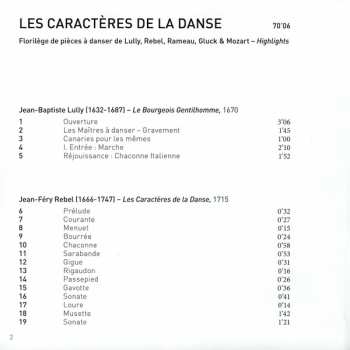CD Wolfgang Amadeus Mozart: Les Caractères De La Danse (Du Bourgeois Gentilhomme À Orphée)