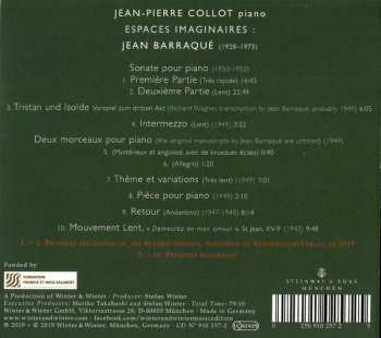 CD Jean Barraqué: Espaces Imaginaires