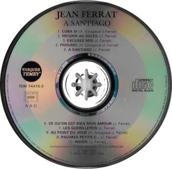 CD Jean Ferrat: Jean Ferrat - A Santiago Cuba Si
