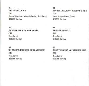 CD Jean Ferrat: C'est Beau la Vie