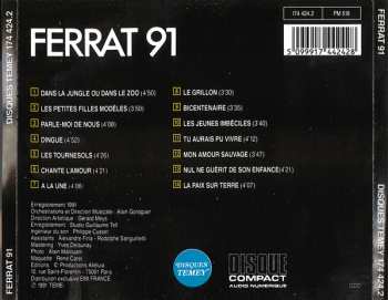 CD Jean Ferrat: Ferrat 91 - Dans La Jungle Ou Dans Le Zoo