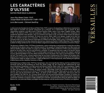 CD Joseph Bodin De Boismortier: Les Caractères D'Ulysse (Suites Pour Deux Clavecins = Suites for Two Harpsichords)