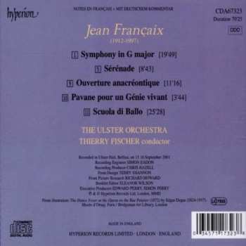 CD Jean Françaix: Symphony in G major, Sérénade, Scoula di Ballo, more
