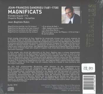 CD Jean-François Dandrieu: Magnificats (Vol. 1) (Grande Orgues 1710 Chapelle Royale - Versailles)