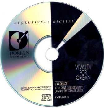 CD Antonio Vivaldi: Vivaldi For Organ