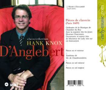 CD Jean-Henry d'Anglebert: Pieces de Clavecin (Paris 1689)