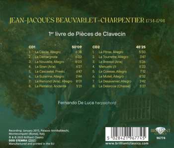 2CD Fernando De Luca: 1er Livre De Pièces De Clavecin