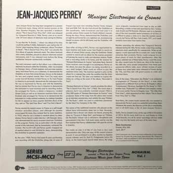 LP Jean-Jacques Perrey: Musique Electronique Du Cosmos (Electronic Music From Outer Space)