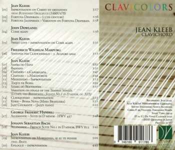 CD Johann Sebastian Bach: Clavicolors