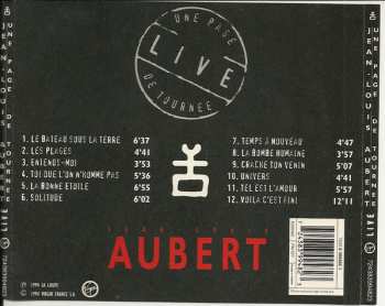 CD Jean-Louis Aubert: Une Page De Tournée (Live)