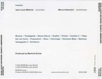 CD Jean-Louis Matinier: Inventio