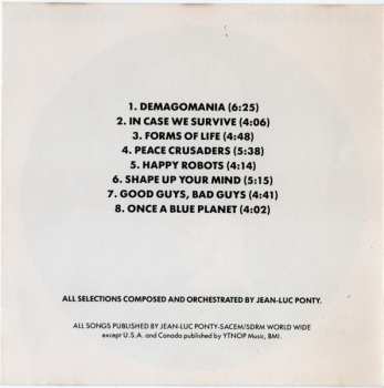 CD Jean-Luc Ponty: Civilized Evil