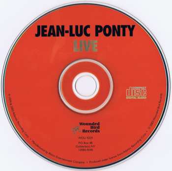 CD Jean-Luc Ponty: Live