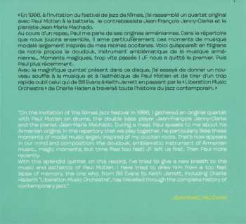 CD Jean-Marc Padovani: Motian In Motion