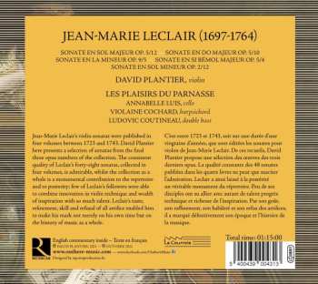 CD Jean Marie Leclair: Violin Sonatas