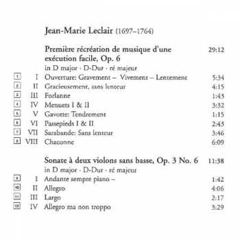CD Simon Standage: Leclair