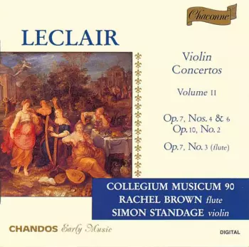 Simon Standage: Violin Concertos Volume II