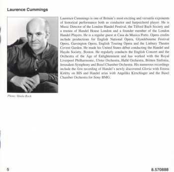 CD Laurence Cummings: Violin Sonatas • Book 1: Nos. 1-4