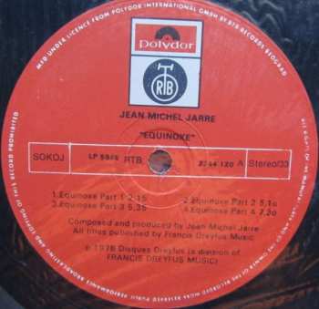 LP Jean-Michel Jarre: Equinoxe